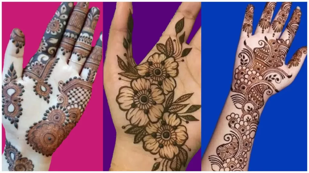 (Mehndi Designs for Palms) হাতের তালুর মেহেদি ডিজাইন