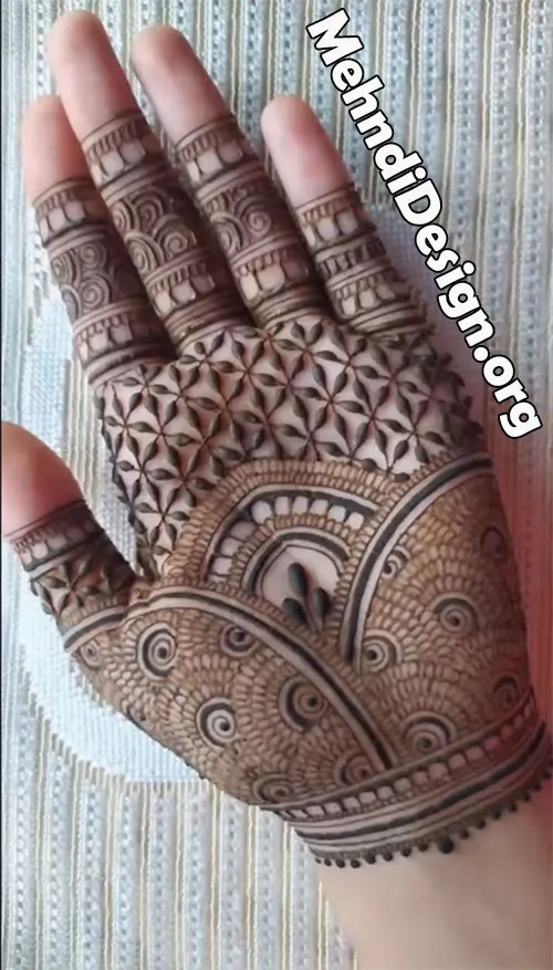 Easy henna design picture