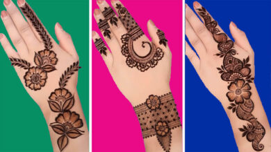 Features of Simple Mehndi Design Photo