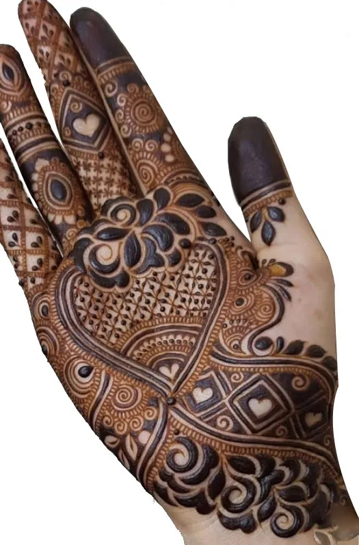 Easy and Simple Henna Design for Bridal