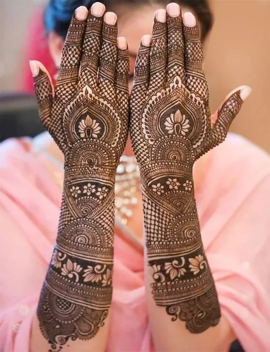 Pakistani Henna Mehendi Design Pic (Source instagram)