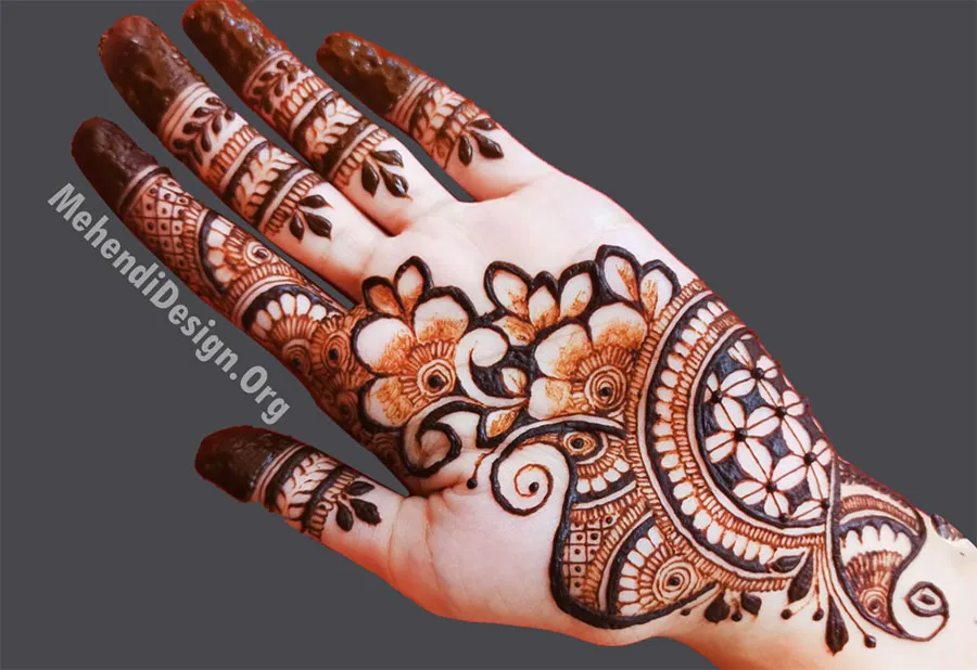 Stylish Henna Mehndi Design for Beginners