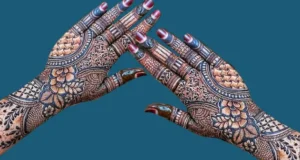 Bridal Back Hand Mehndi Design