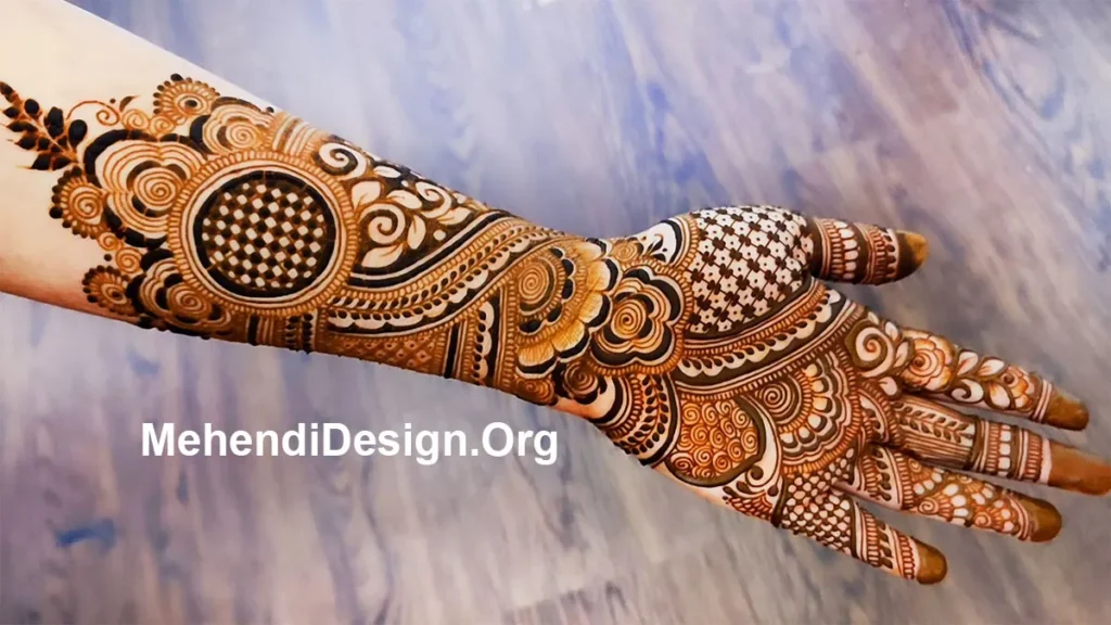 Arabic Mehendi Designs For Bride