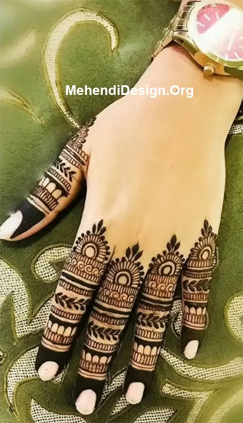 Finger Henna Designs photo and picture