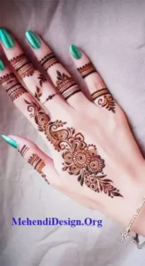 Finger Royal Front Hand Mehndi Design Images