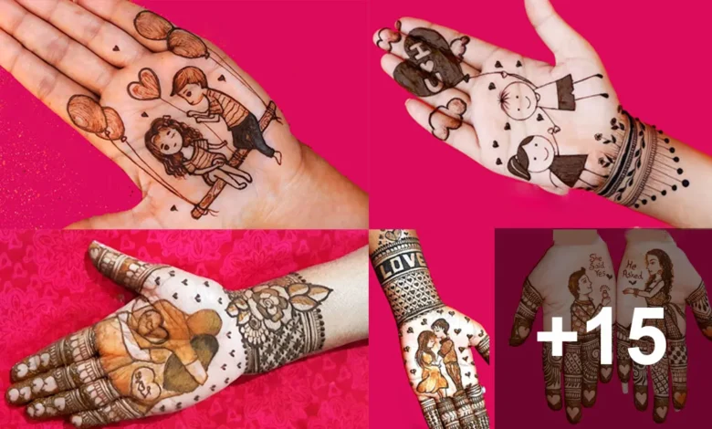 Happy Valentine's Day Special Mehndi Designs Photo