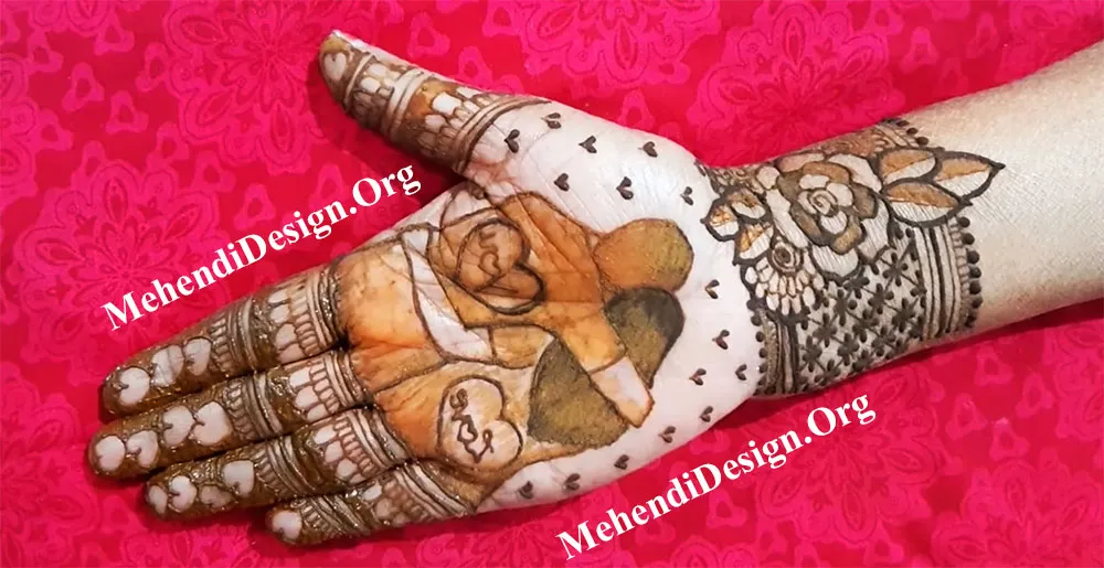 Happy valentine day special mehndi designs photo