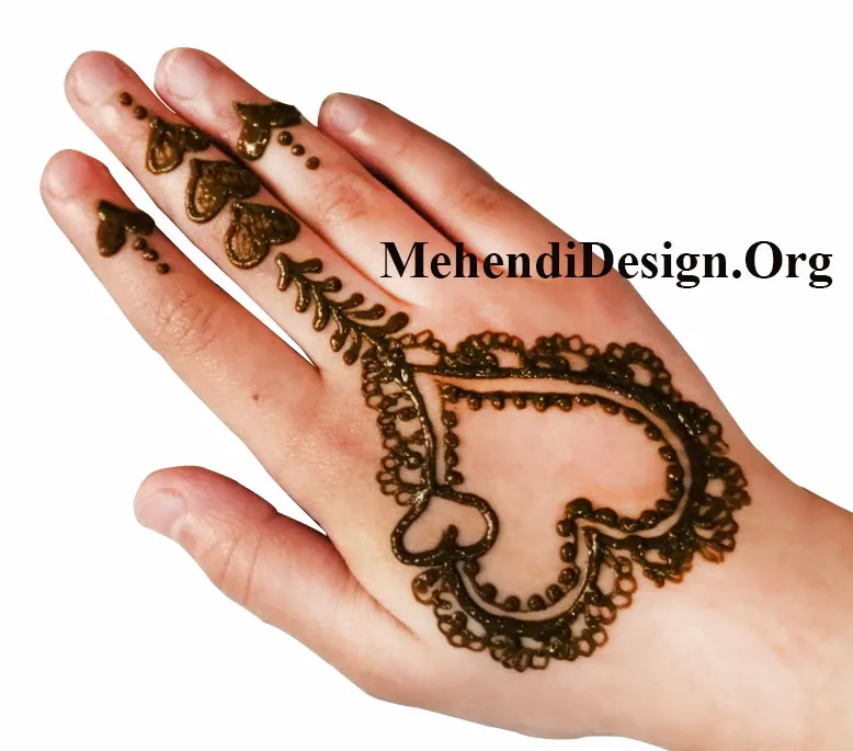 Valentine's Day special mehndi designs for boys photo and pictures