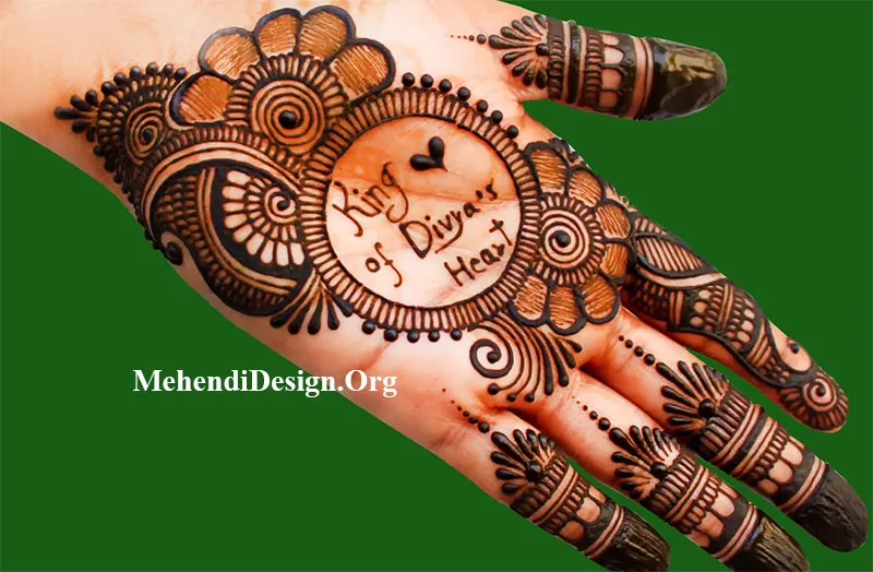 boys royal groom mehndi design