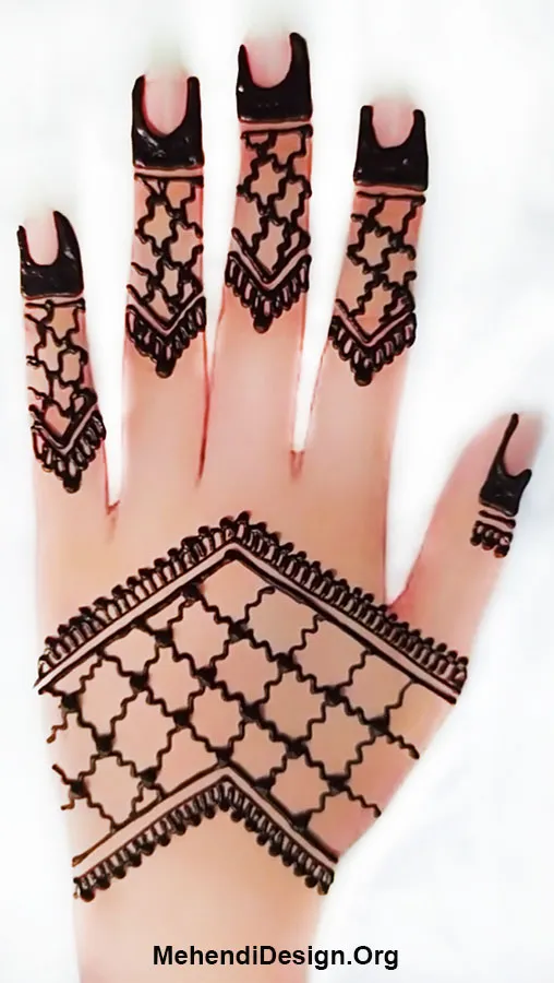 Zig Zag Henna Picture photo and picture