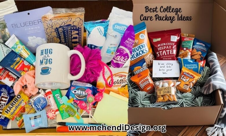 Image of Best College care package ideas shown in a cozy box filled with snacks a warm blanket and a handwritten note evoking feelings of home and comfort Best College care package ideas shown in a cozy box filled with snacks, a warm blanket, and a handwritten note, evoking feelings of home and comfort