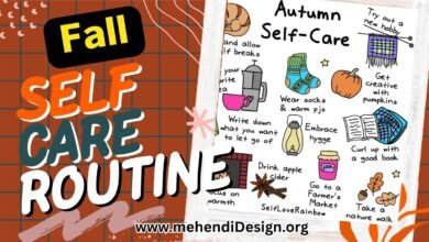 Fall self care ideas styled in a warm setup: wearing, eating, skincare, and a daily working list—perfect for slow days.