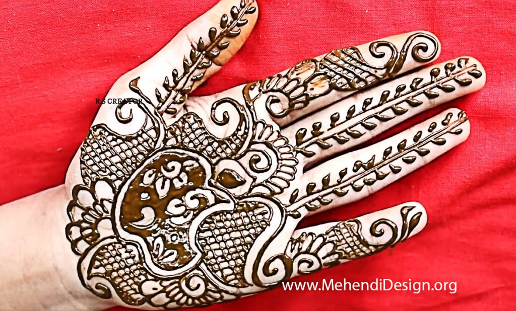 Image of Autumn Apple Inspired Mehndi Art Autumn Apple Inspired Mehndi Art