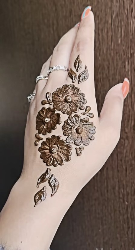 Image of Mini Dot Mandala Mehndi Design Mini Dot Mandala Mehndi Design