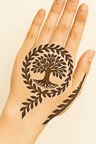 Image of Minimal Bare Branch Henna Minimal Bare Branch Henna