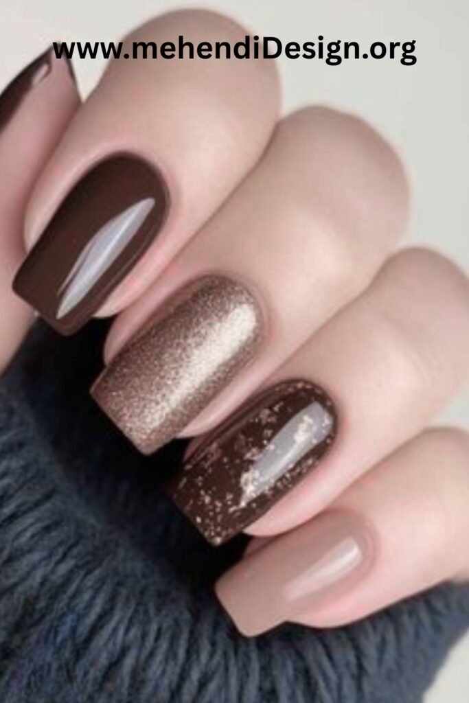 Image of Mocha Brown Fall Nails for Everyday Chic Mocha Brown Fall Nails for Everyday Chic
