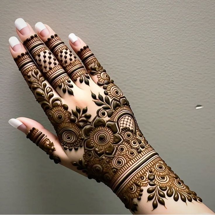 royal back hand mehndi design 4 royal back hand mehndi design 4