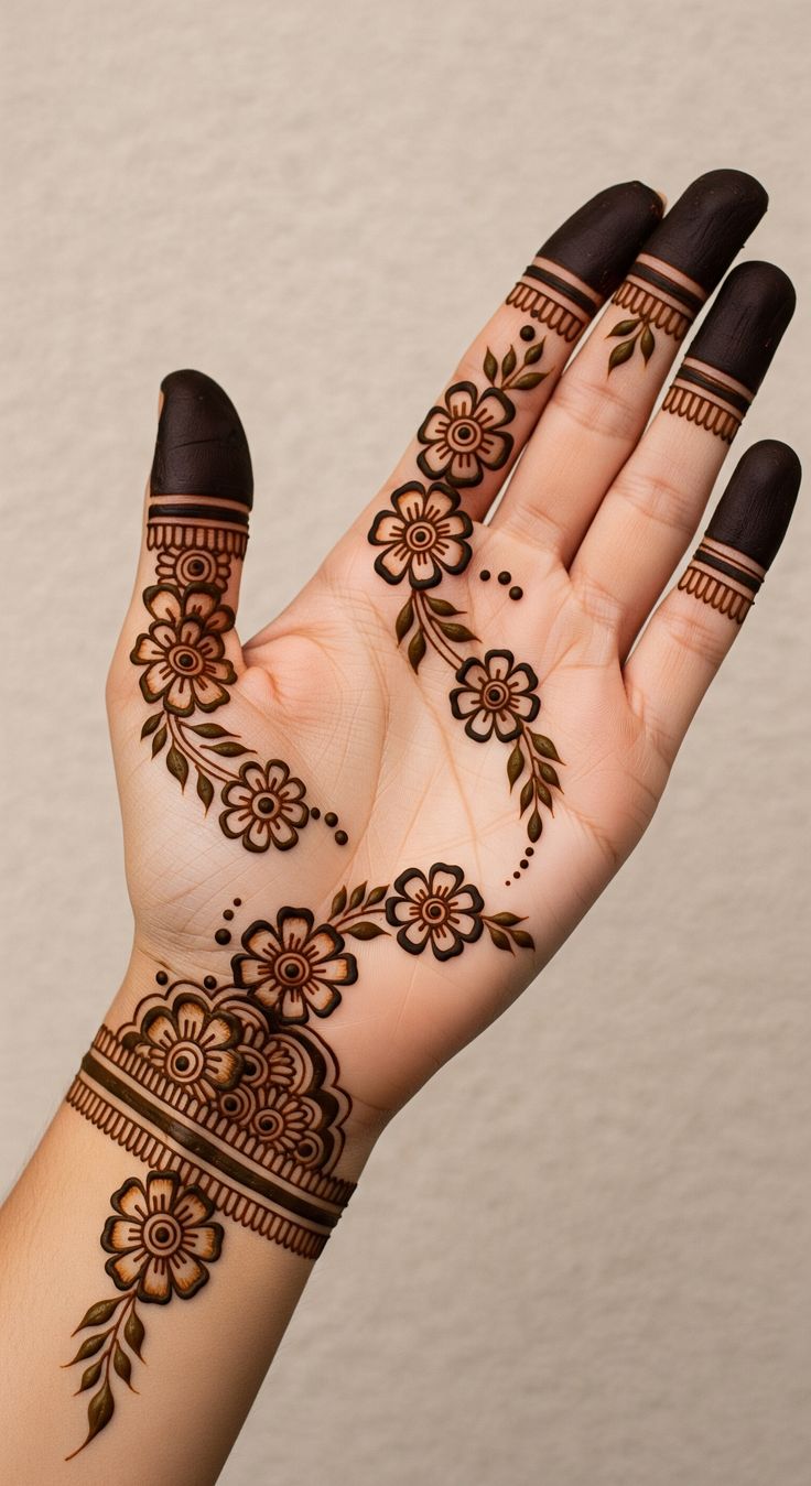 royal front hand mehndi design 14 royal front hand mehndi design 14