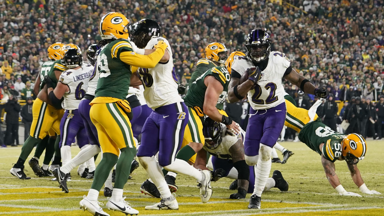 Baltimore Ravens VS Green Bay Packers Match Match Overview Image