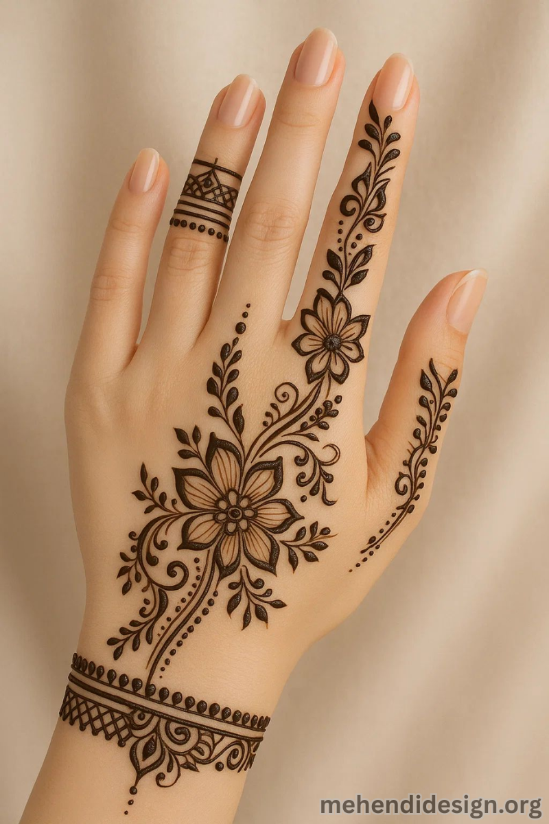 নরমাল মেহেদী ডিজাইন ছবি