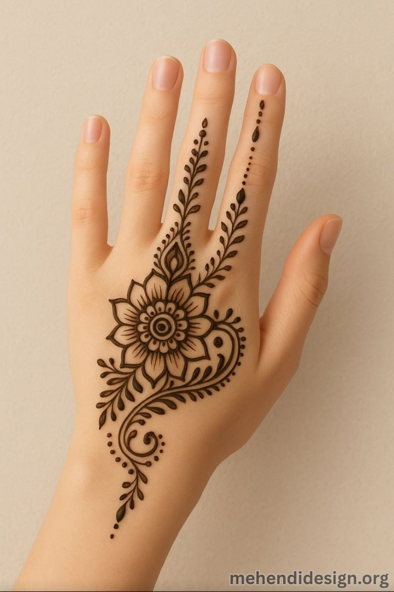 নরমাল মেহেদী ডিজাইন ছবি