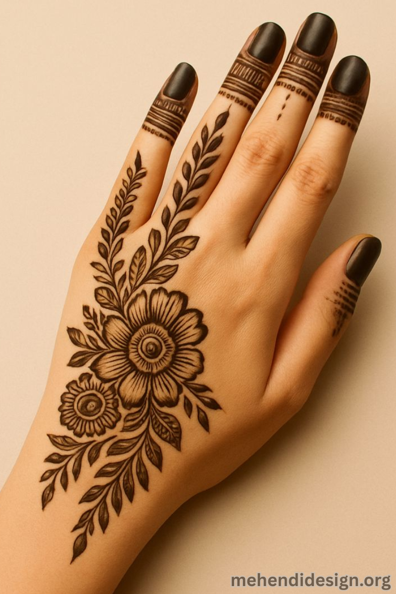 নরমাল মেহেদী ডিজাইন ছবি