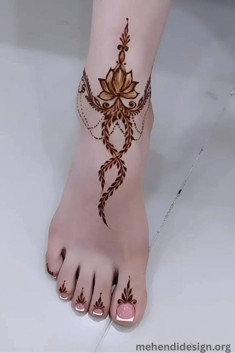 পায়ের মেহেদী ডিজাইন