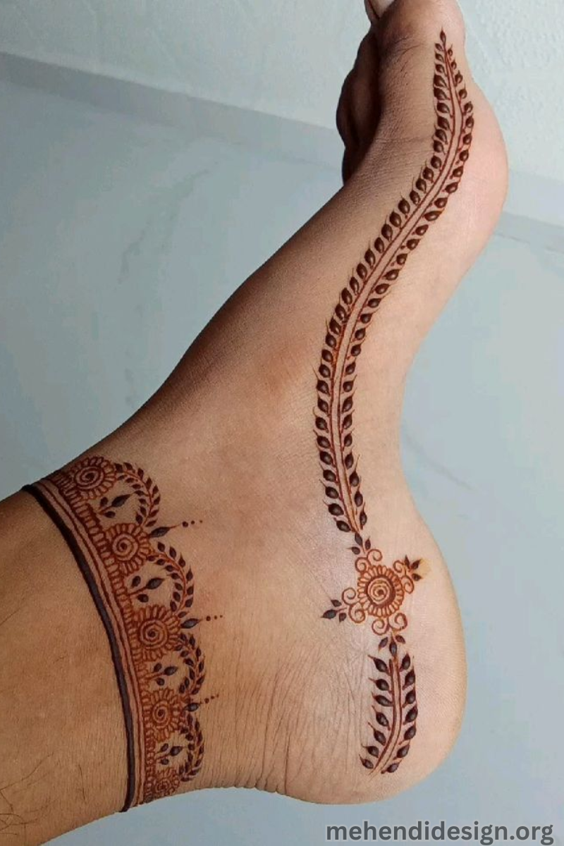 পায়ের মেহেদী ডিজাইন পিকচার