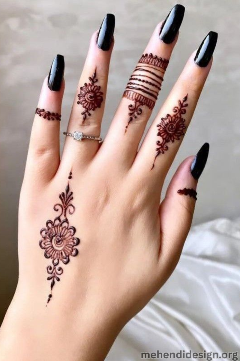 সহজ মেহেদী ডিজাইন ছবি