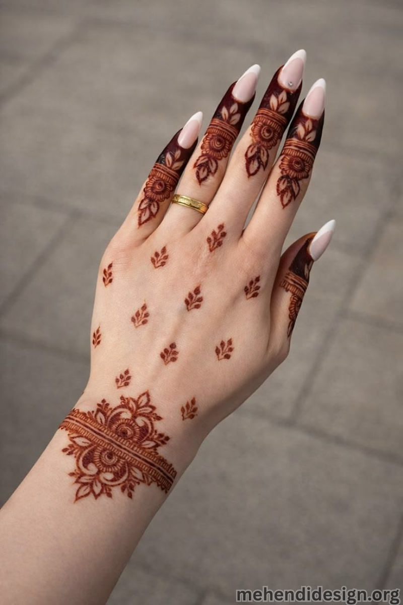 সহজ মেহেদী ডিজাইন ছবি