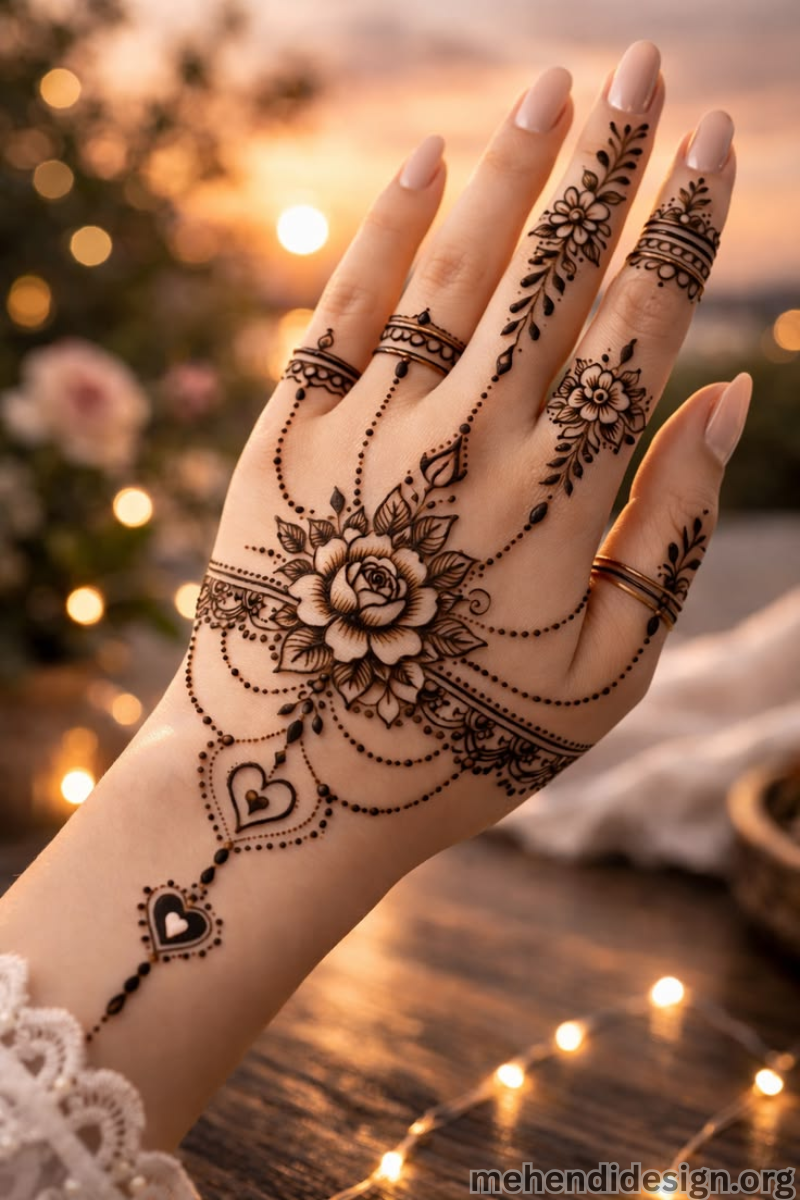 সুন্দর মেহেদী ডিজাইন ছবি