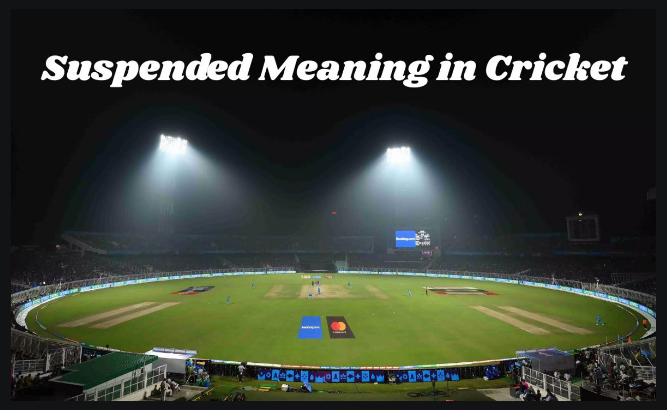What Actually Suspended Meaning in Cricket Image