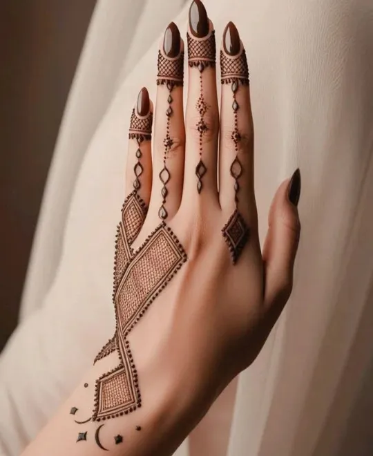 Simple Back Hand Mehndi Designs (16)