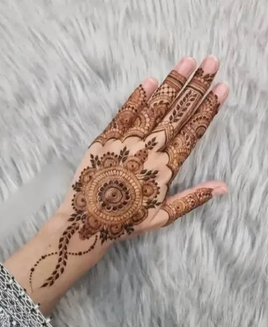 Back Hand Mehndi Designs 