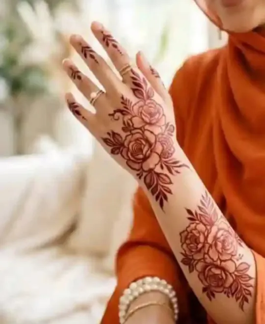 Back Hand Mehndi Designs 
